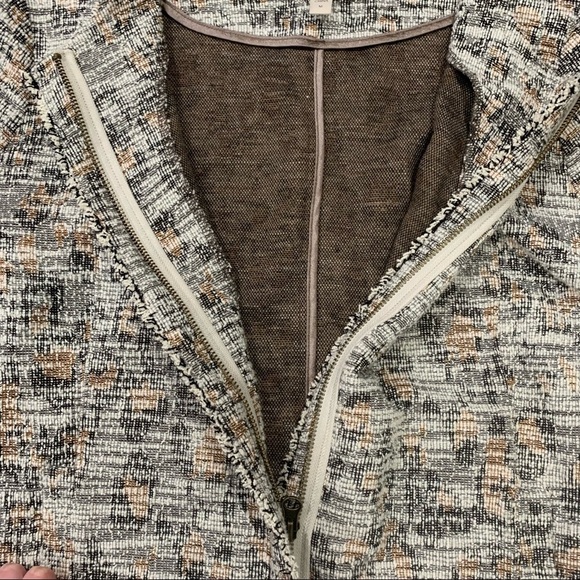 Anthropologie Dolan Leopard Longline tweed jacket - Picture 8 of 8